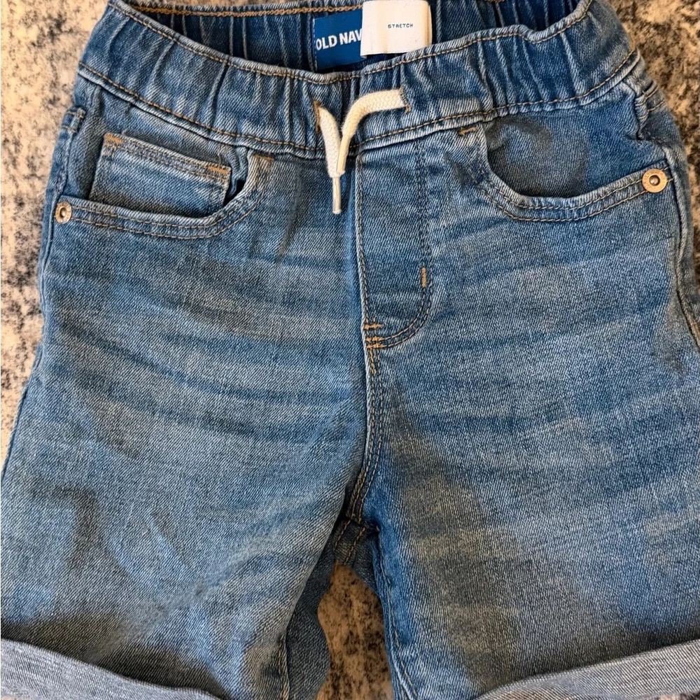 Old Navy and Childrens Place Kids Shorts Set - Blue, Black, Gray - Picture 2 of 7